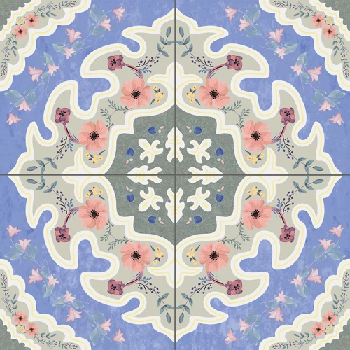 Керамогранит Realonda Ceramica Amman Blue 44,2x44,2 см