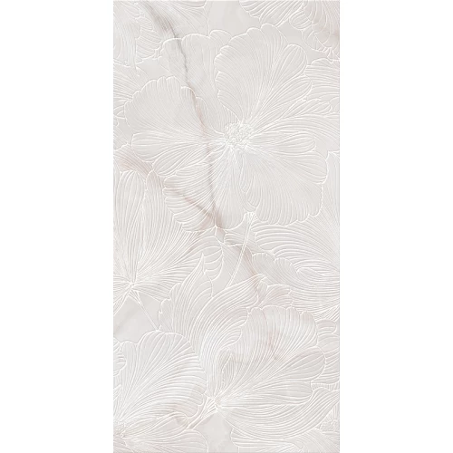 Плитка настенная Kerlife Onix Blanco-Gris Fiori 33 серая 63х31,5 см