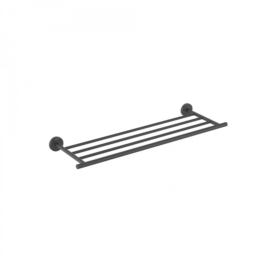Полка для полотенец Aquatek Оберон матовый черный AQ4222MB