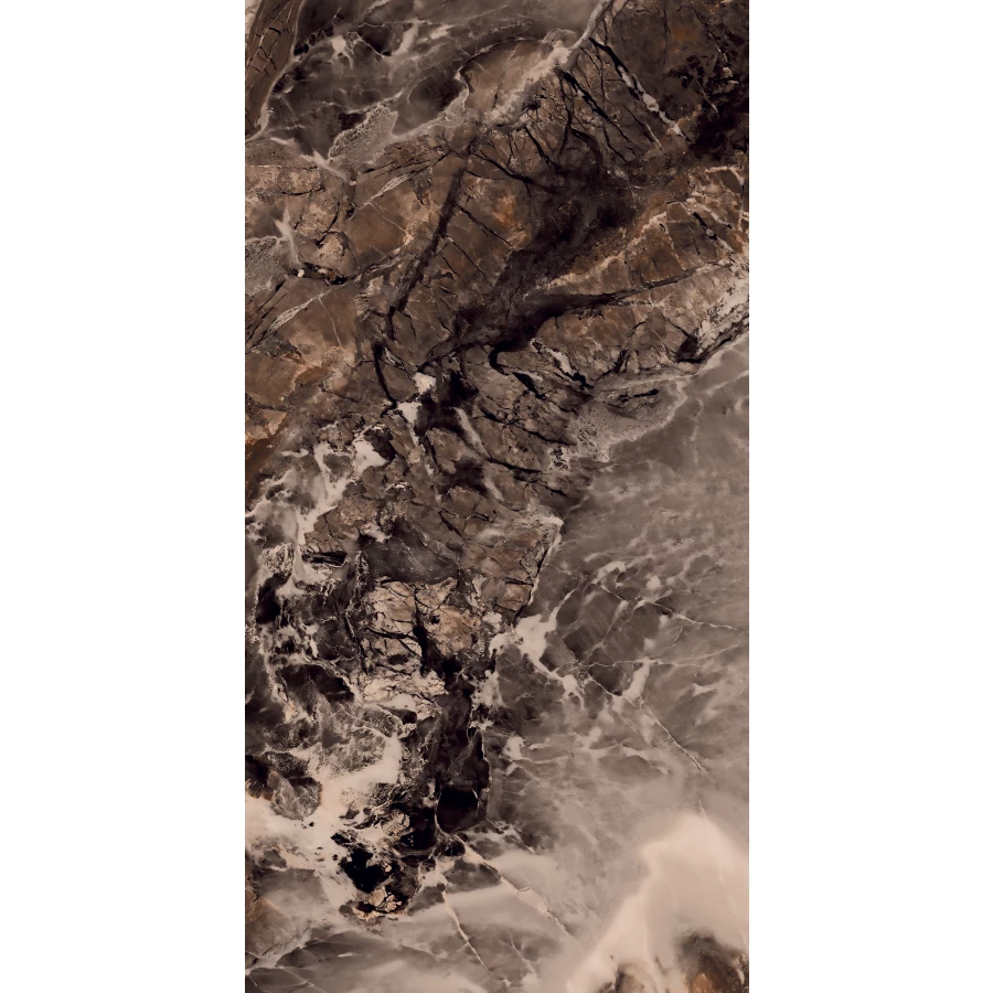 Керамогранит Arcadia Ceramica Monaco Brown High Gloss коричневый HG2012-A 120х60 см