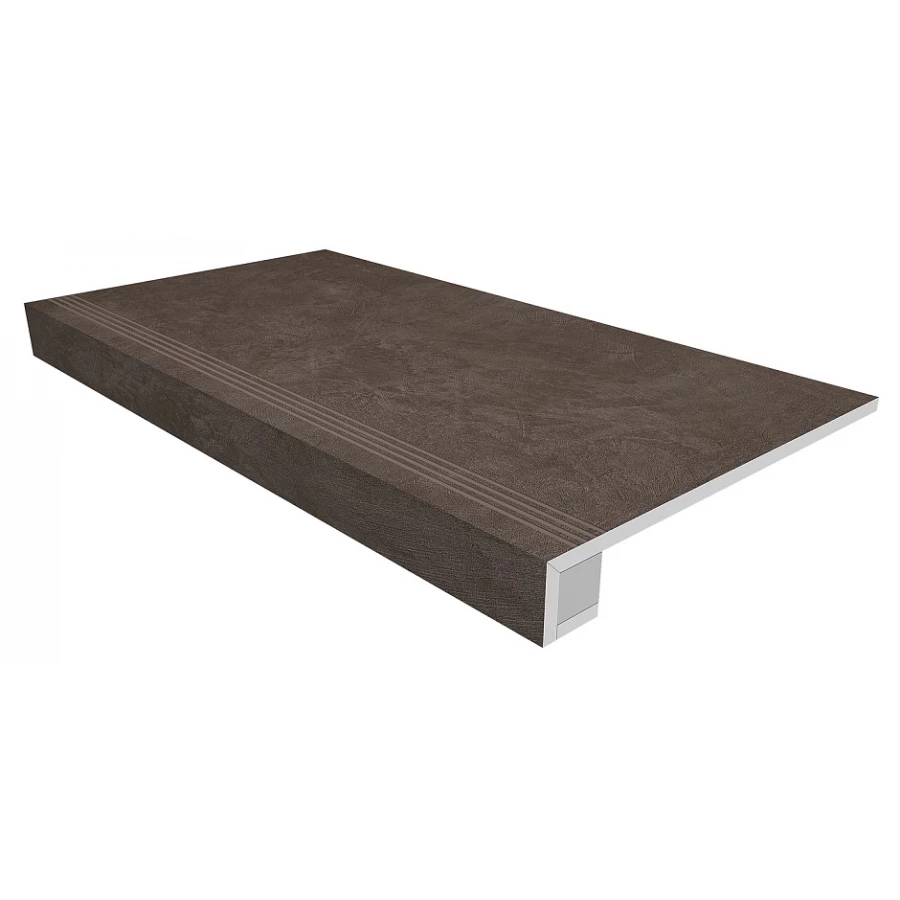 Комплект Estima Spectrum Ступень SR07 33x120 неполированная прямоугольный бортик с насечками Подступенок 14,5x120 39143