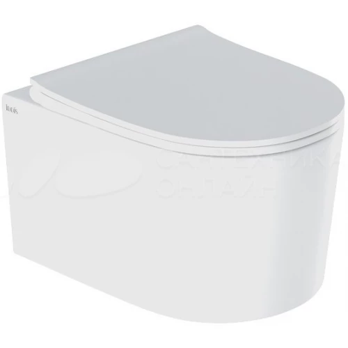 Унитаз Iddis Stone подвесной безободковый STORDSEi25 49х37х34 см