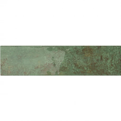 Плитка настенная Smile Tile Тропикана Пине / Tropicana Pine глянцевая зеленая 45194227 30х7,5 см