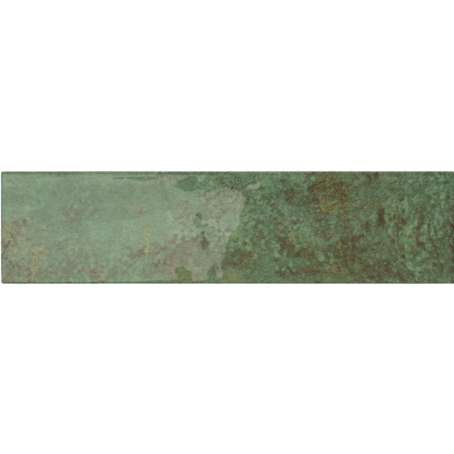 Плитка настенная Smile Tile Тропикана Пине / Tropicana Pine глянцевая зеленая 45194227 30х7,5 см