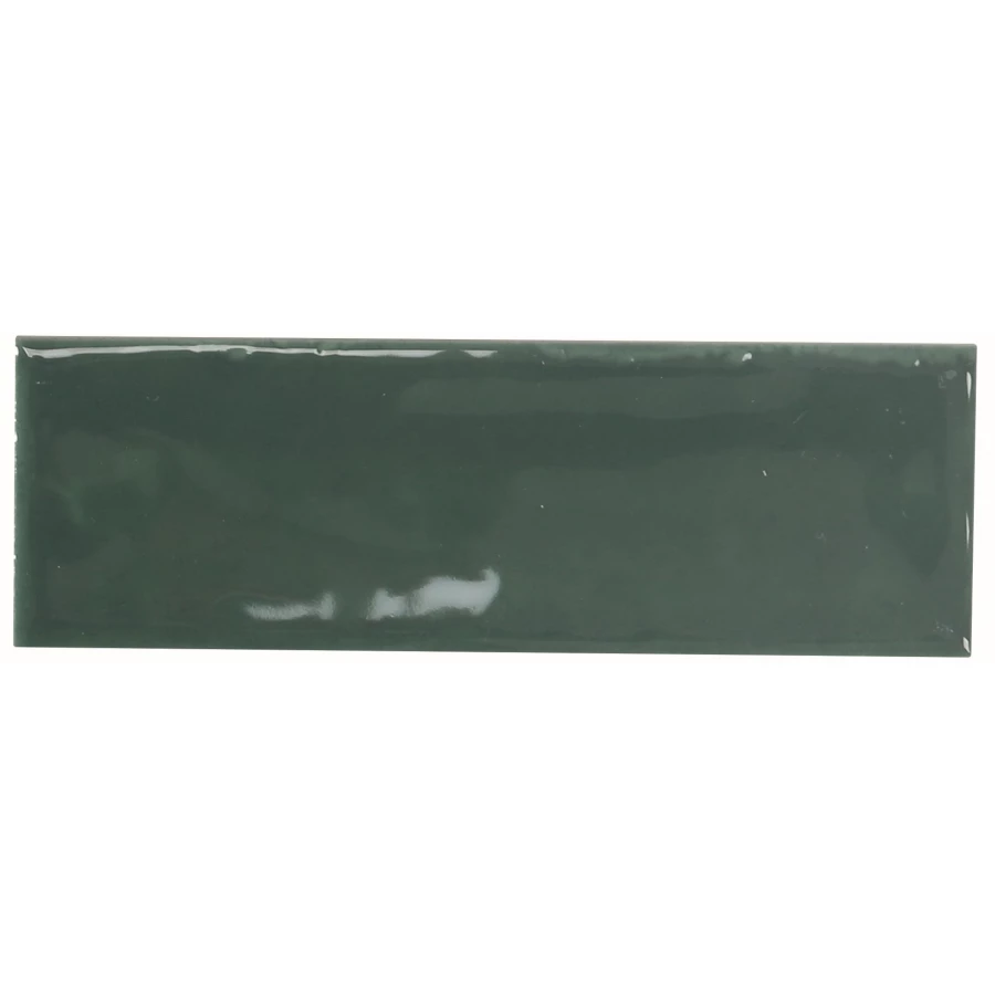 Керамогранит Monopole Artisan Green Bottle 002484 глянцевый темно-зеленый 15x5 см