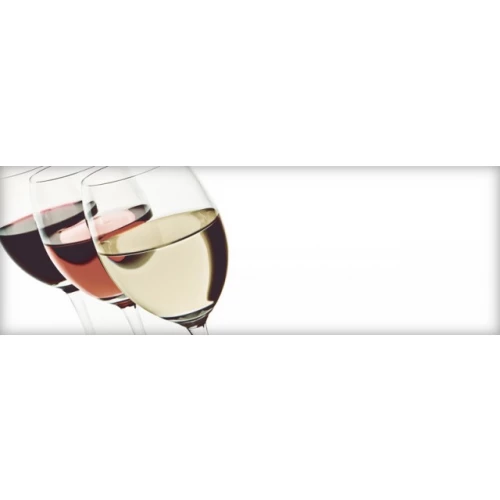 Плитка настенная Absolut Keramika Monocolor Decor Wine 02 C глянцевая белая AK0654 30х10 см