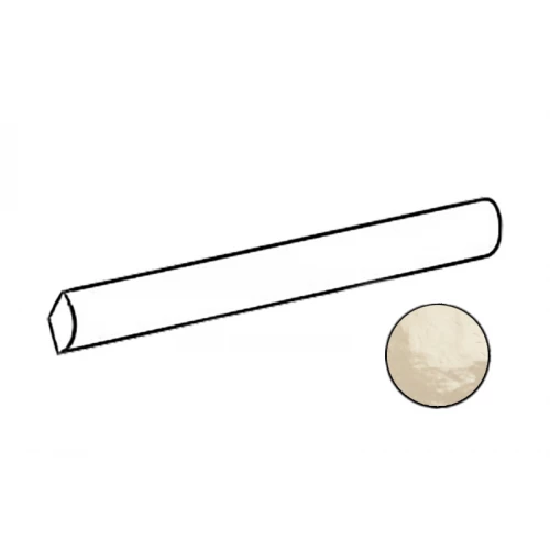 Плитка керамическая Equipe Артисан Йоллы Очре / Artisan Jolly Ochre бордюр глянцевый бежевый 24485 20х1,2 см