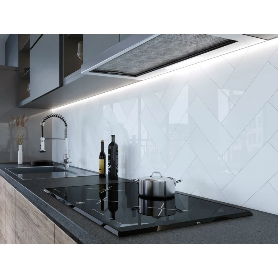 Плитка настенная Golden Tile The Wall Белый plane 6L0111 10х30 