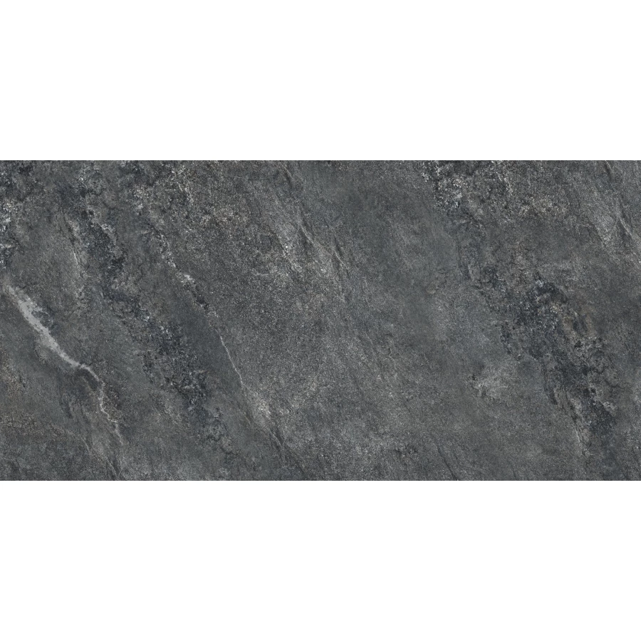 Керамогранит LCM Ajax Black матовый карвинг черный 60120AJA99M 120х60 см