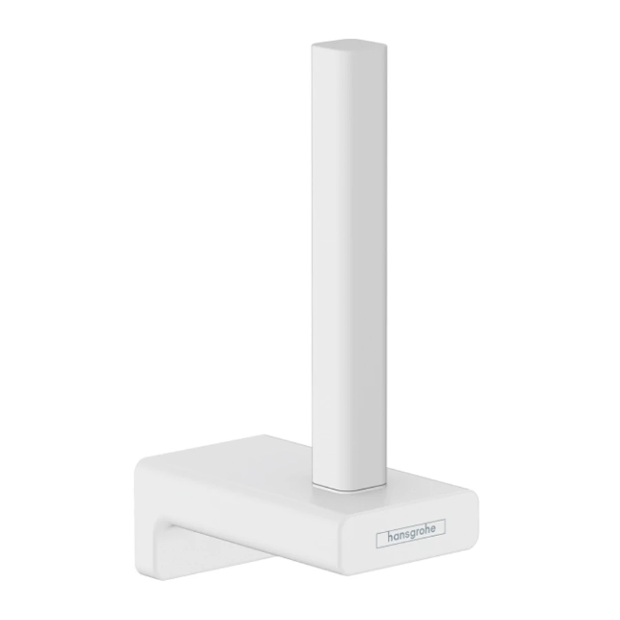 Держатель запасного рулона туалетной бумаги Hansgrohe AddStoris матовый белый 41756700