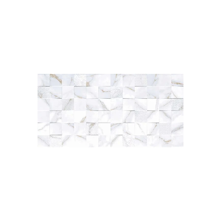 Плитка настенная Тянь Шань Дафнис Декор белый 1,8 м2 TP3660H 60х30 см