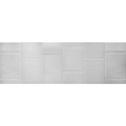 Плитка настенная Eurotile Ceramica Континуум Айвори рельефная матовая слоновая кость 871 100x32,5 см
