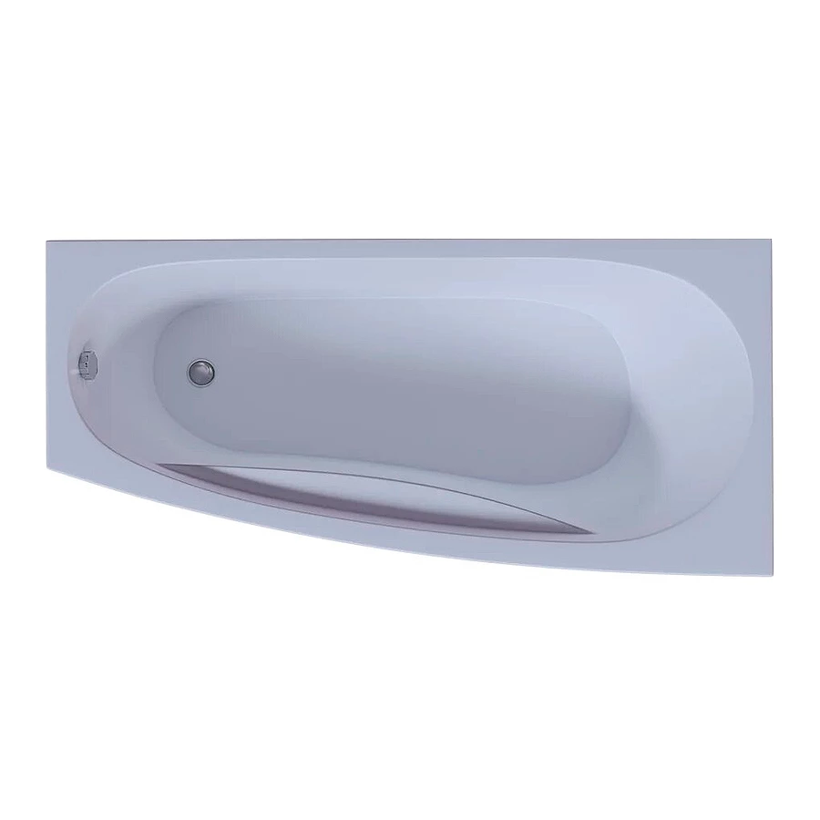 Ванна акриловая Aquatek Пандора правая без гидромассажа PAN160-0000054 160х75 см