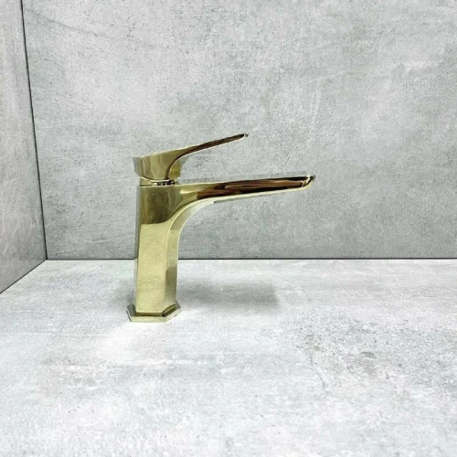 Смеситель для раковины Haiba золотой HB10726-5