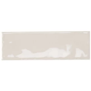 Керамогранит Monopole Artisan Cotton 002591 глянцевый белый 15x5 см