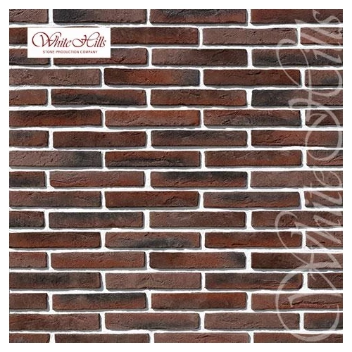 Плитка под кирпич White Hills Остия Брик 381-40 29х4,9х1,7-2,0 см