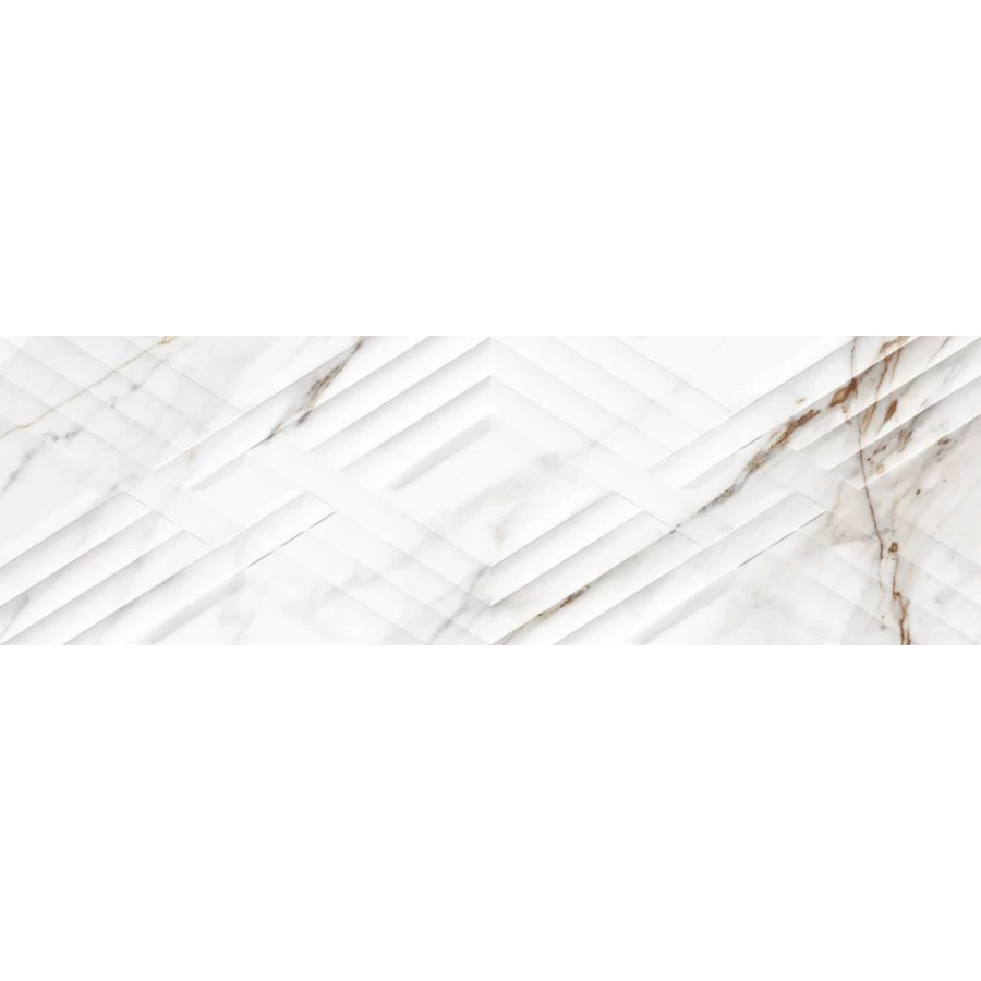 Плитка настенная Grespania Ceramica Marmorea Corinto Micenas глянцевая белая 95MDB7M 100х31,5 см