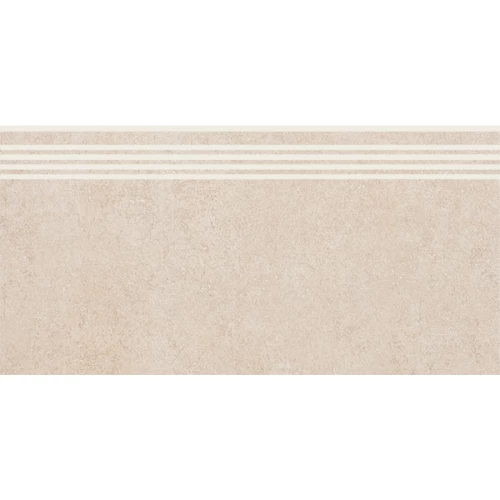 Ступень Kerama Marazzi Фудзи светлый обрезная матовая бежевая SG602300R/GR 60х30 см