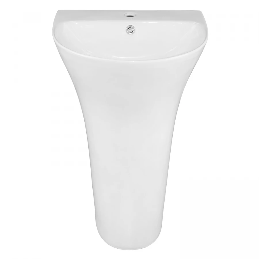 Раковина напольная Azario Fretta Round отдельностоящая AZ-307 48x42x83.5