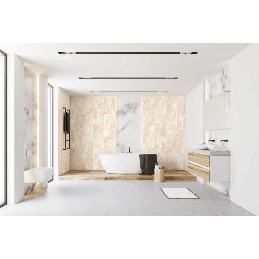 Керамогранит Prime Ceramics Basalt Cream GRP12060BS-BE Rect матовая 120х60 см