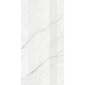 Декор Creanza Montesa White Decor Matt Glossy матовый с глянцевым эффектом белый CZ-GL07-D 160х80 см