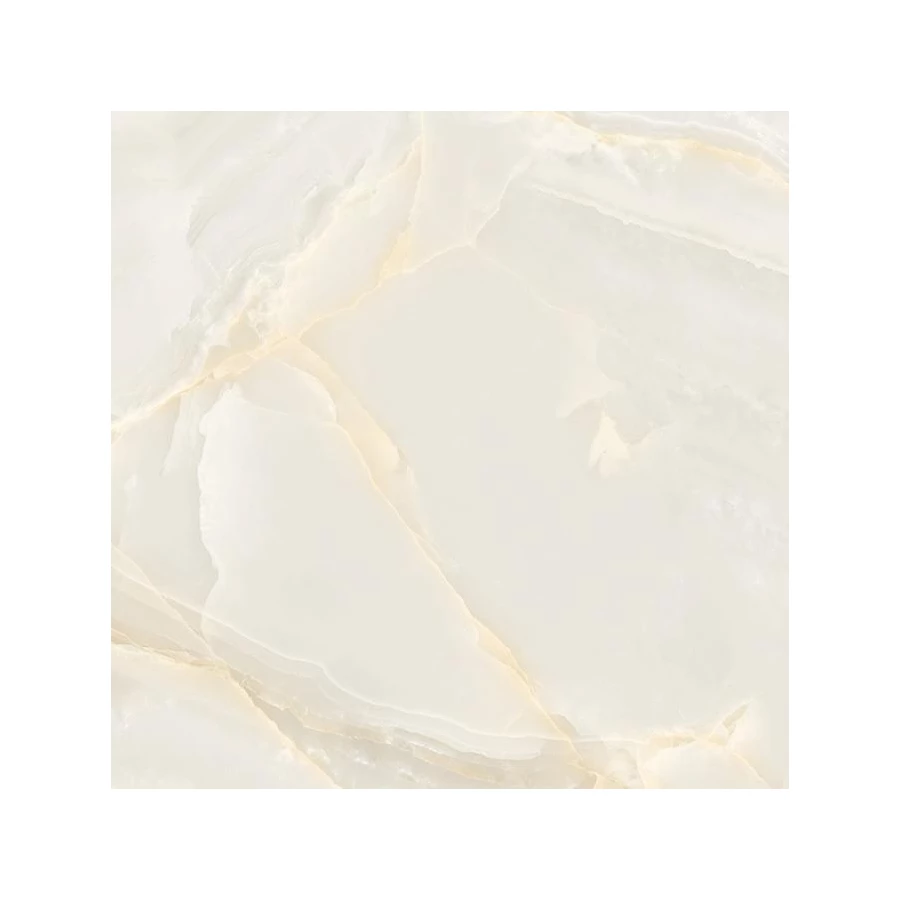 Керамогранит Laparet Stubay Onyх Crema Полированный белый 60х60 см