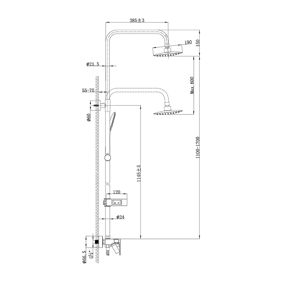 Душевая программа для ванны Lemark Tropic LM7002C