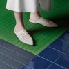 Плитка настенная Mutina Дин Дарк Блуе Матт / Din Dark Blue Matt матовая синяя KGDM25 15х7,4 см