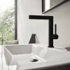 Смеситель для раковины Hansgrohe Finoris черный матовый 76060670