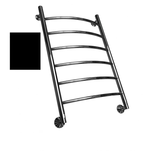 Полотенцесушитель Двин R 80/50 Водяной 1"-½" К3 Чёрный матовый 4627167295092 53,2х80 см