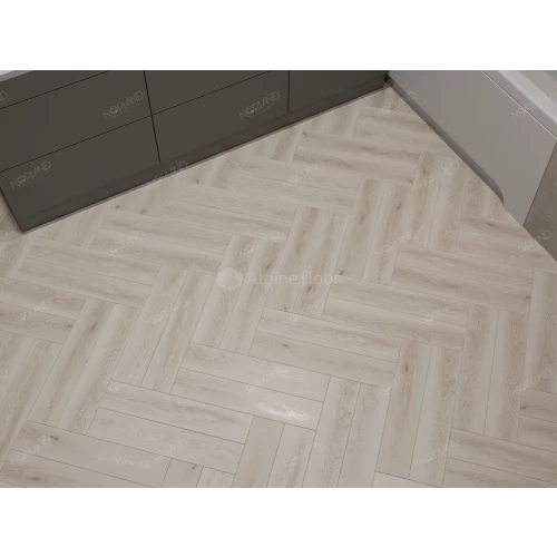 Каменный SPC ламинат Alpine Floor Norland Lagom Parquet Vakker 1033-1 34 класс 3.5 мм 2.25 кв.м 60х12.5 см