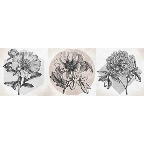 Декор Cersanit Nautilus NT2S451DT цветы многоцветный 20x60