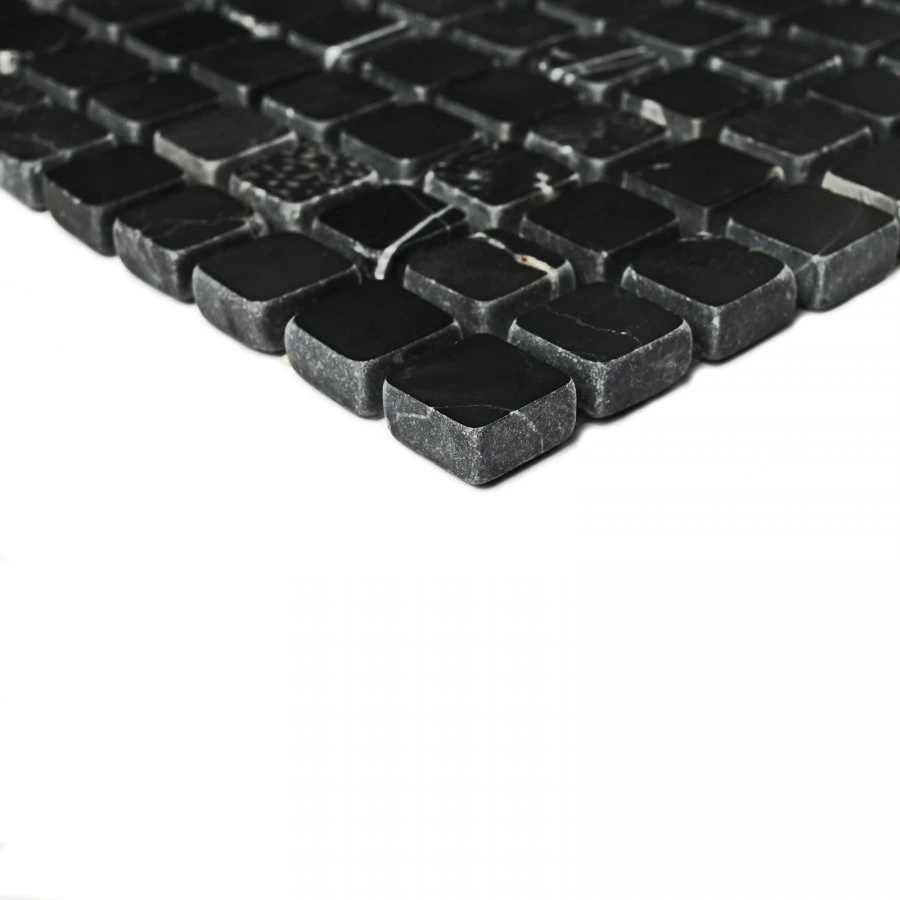 Мозаика Bonaparte Каменная мозаика Persia 15х15 черная 30,5х30,5 см