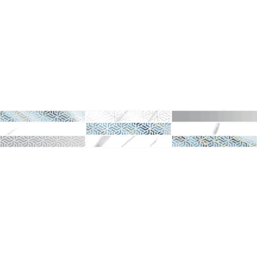 Бордюр Axima Виченца G1 многоцветный 6х40 см