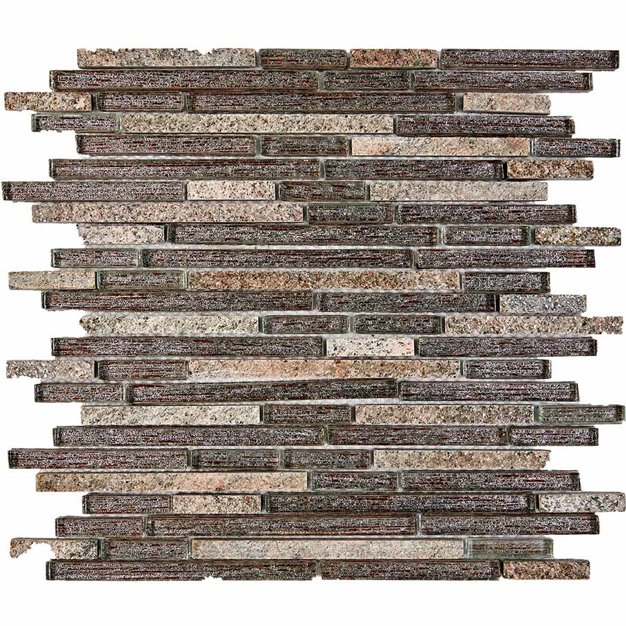 Мозаика из мрамора и стекла Pixel mosaic Камень и стекло чипы 10x48 98 148 мм сетка Pix726 30х28,6 см