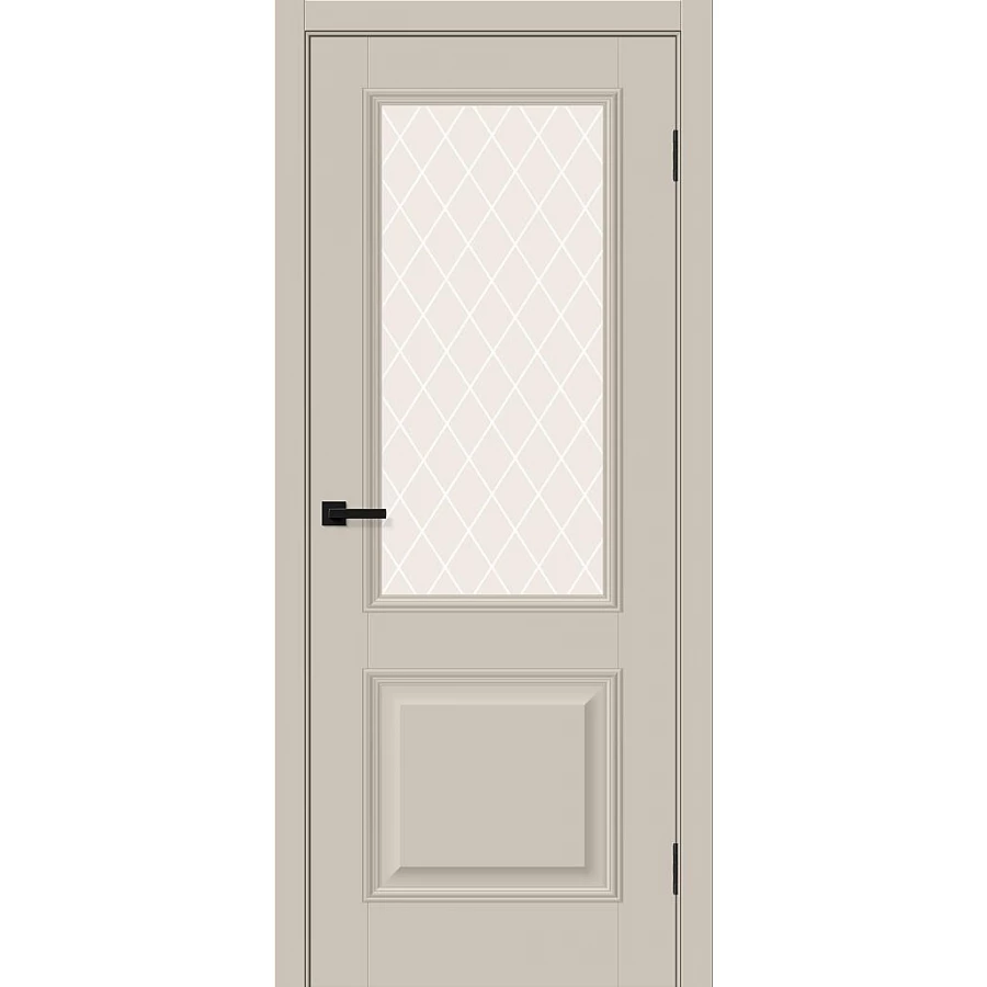 Межкомнатная дверь El Porta Классик-13 200x60 экошпон Classic полотно White Сrystal цвет Cream Silk