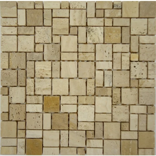 Мозаика Bonaparte Каменная мозаика Palermo матовая бежевая 30,5х30,5 см