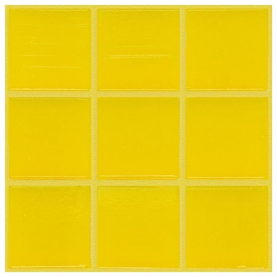 Мозаика стеклянная Trend Vitreo 202 2x2 глянцевая желтая 202***-kg 31,6х31,6 см