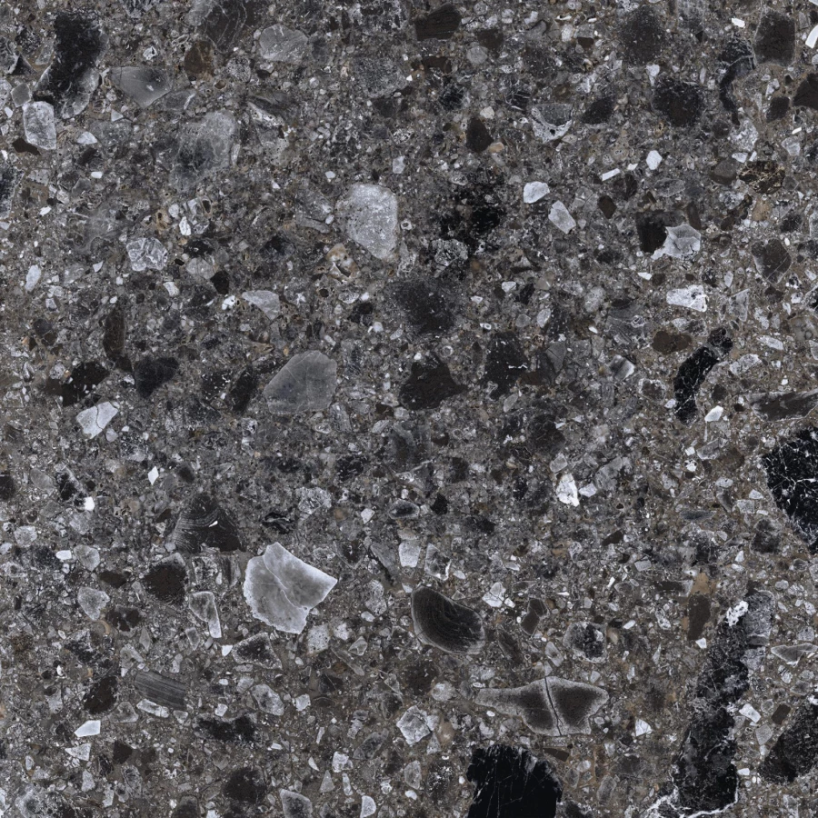 Керамогранит Kerranova Terrazzo Dark Grey K-333/MR 1,8 м2 60x60 см