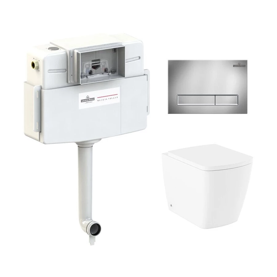 Унитаз Lavinia Boho Relfix Aveo Rimless 77060254 (комплект 4 в 1)