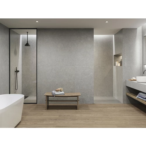 Керамогранит Ape Ceramica Kinfolk Kinstone Mist Rect матовый серый A040379 120х60 см