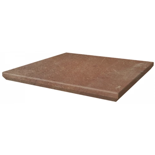 Капинос угловой Paradyz Scandiano Rosso Kapinos Stopnica Narozna B1a матовый коричневый 33x33 см