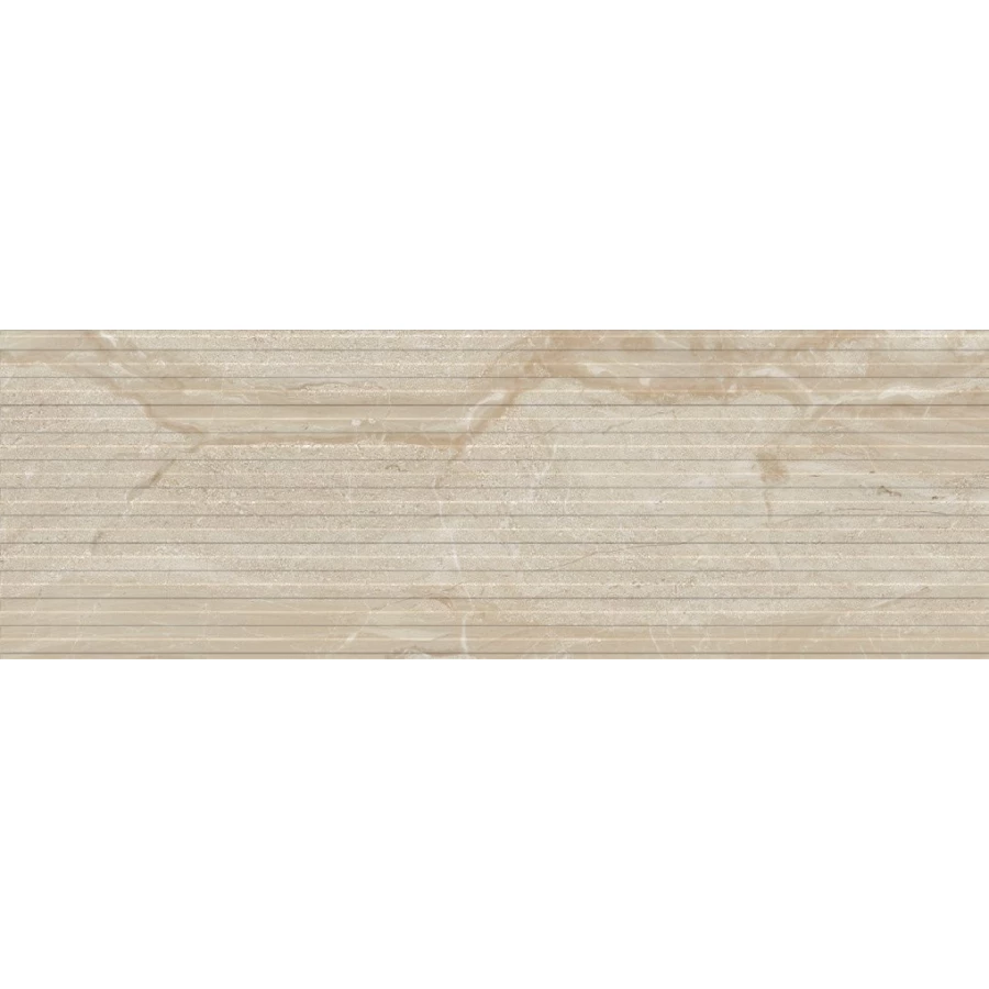 Плитка настенная Navarti Daino Reale Liner Beige глянцевая бежевая AC1211 70х25 см