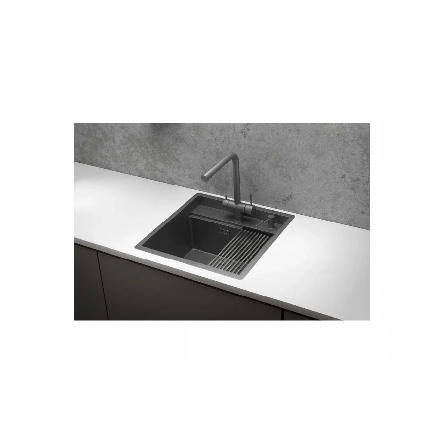 Кухонная мойка Granula 5051, графит матовый