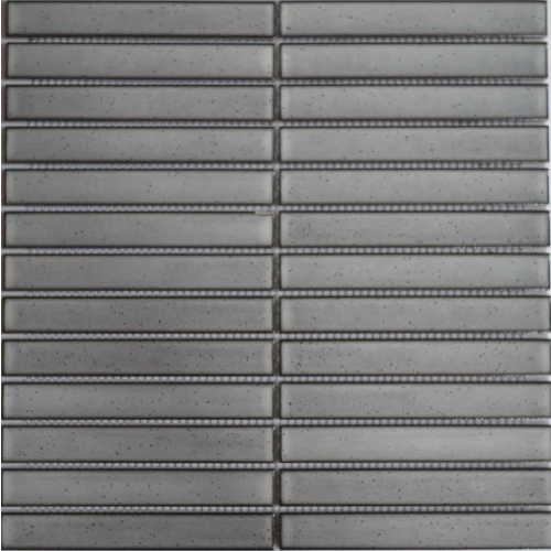 Мозаика Tonomosaic CFT8115 состаренная глянцевая из керамики, серая 29,6*29,9 см