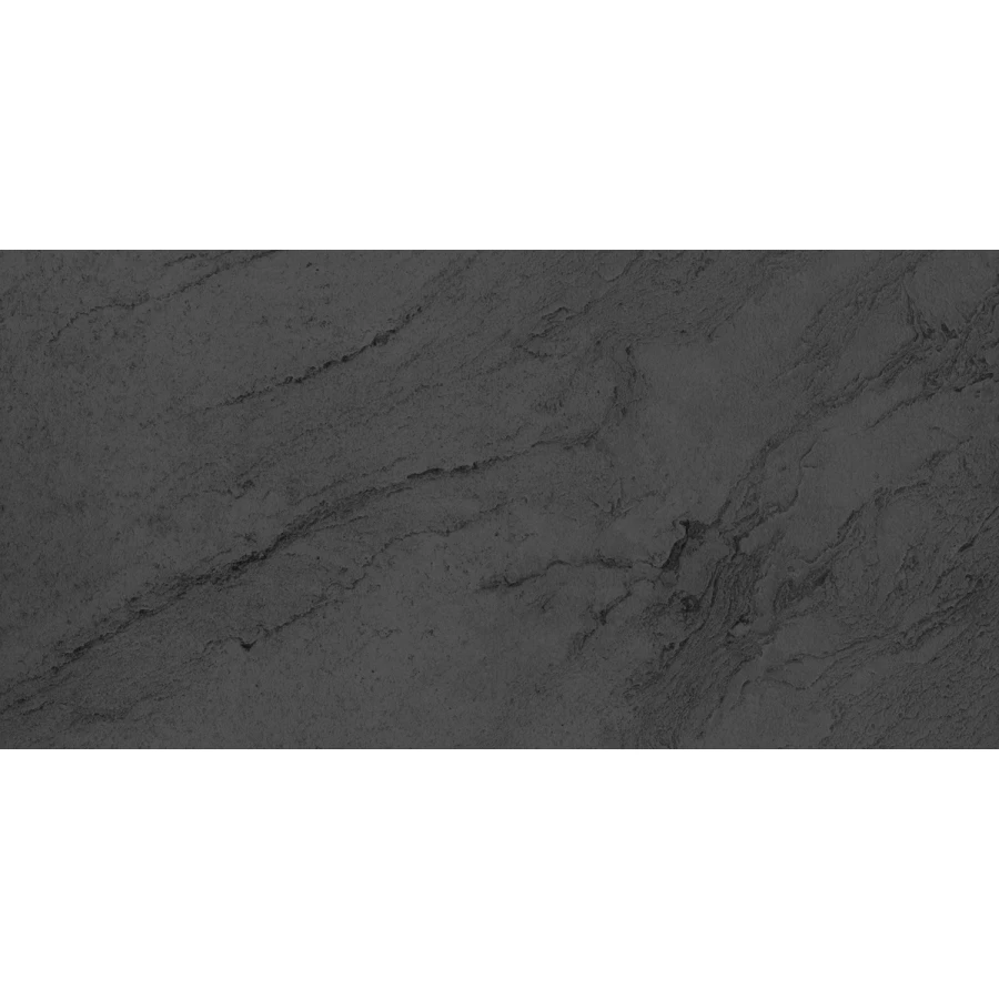 Керамогранит Laparet Fog Night лаппатированный шайн чёрный 120х60 см