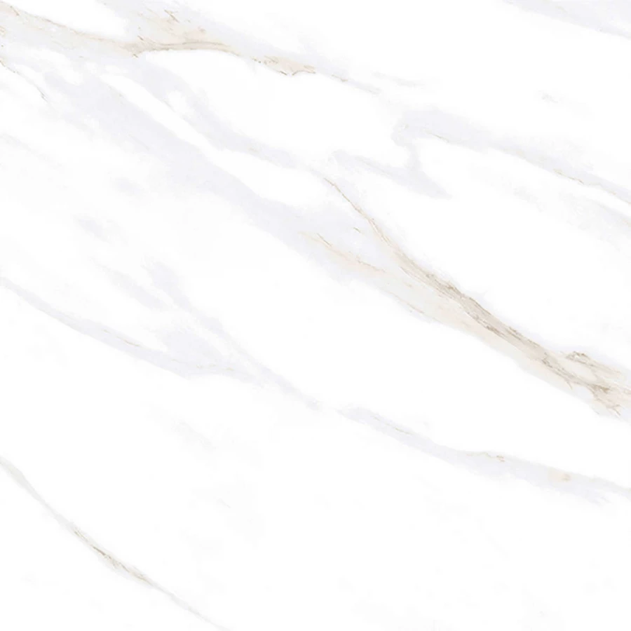 Керамогранит Ceradim Calacatta Clarity Gold белый Полированный 80х80 см