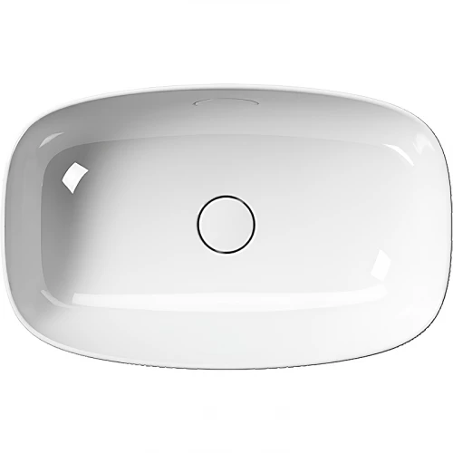 Раковина GSI ceramica Nubes накладная цвет белый 978311 60х38 см