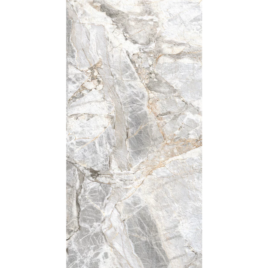 Керамогранит Arcadia Ceramica Credal Smoke Matt Glossy матовый с глянцевым эффектом светло-серый GI8007-B 120х60 см