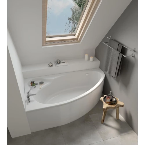 Ванна акриловая Santek Эдера левосторонняя белая 1.WH11.1.995 170x110 см